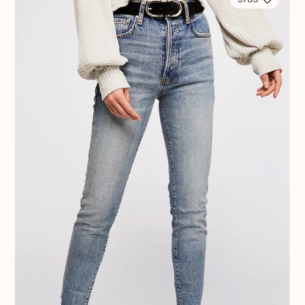 Free People Stella High Rise Skinny Jeans